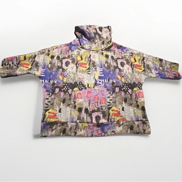 CHALET ET CECI Tops - Chalet et  Ceci Top Shirt Women’s Medium Oversized Abstract Colorful Made In USA